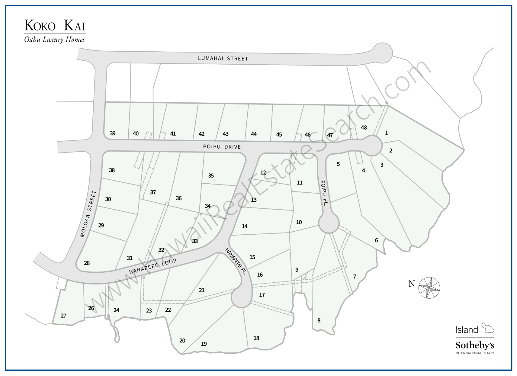 Koko Kai Plat Map